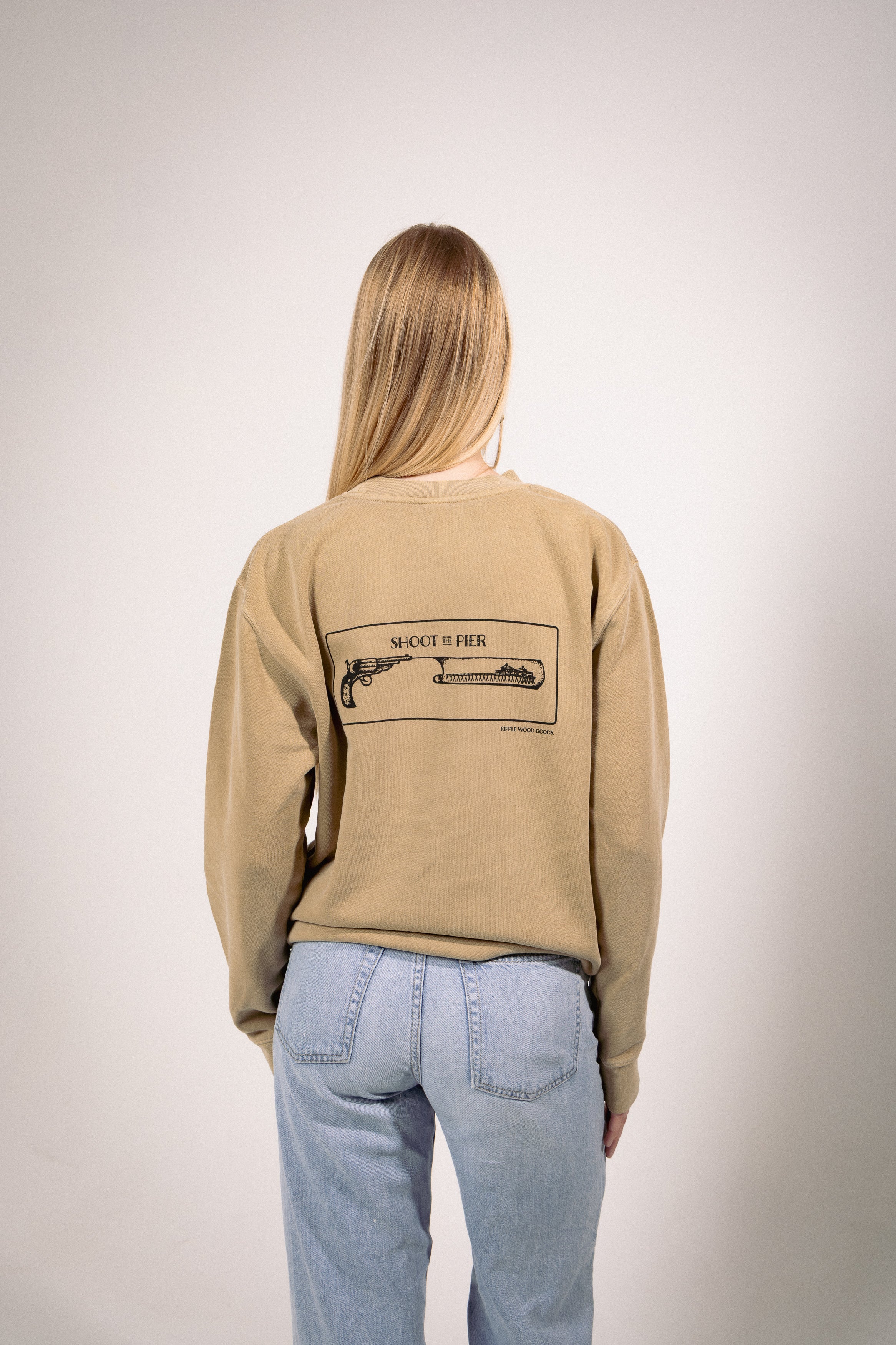 Shoot The Pier Sweatshirt - Sandstone