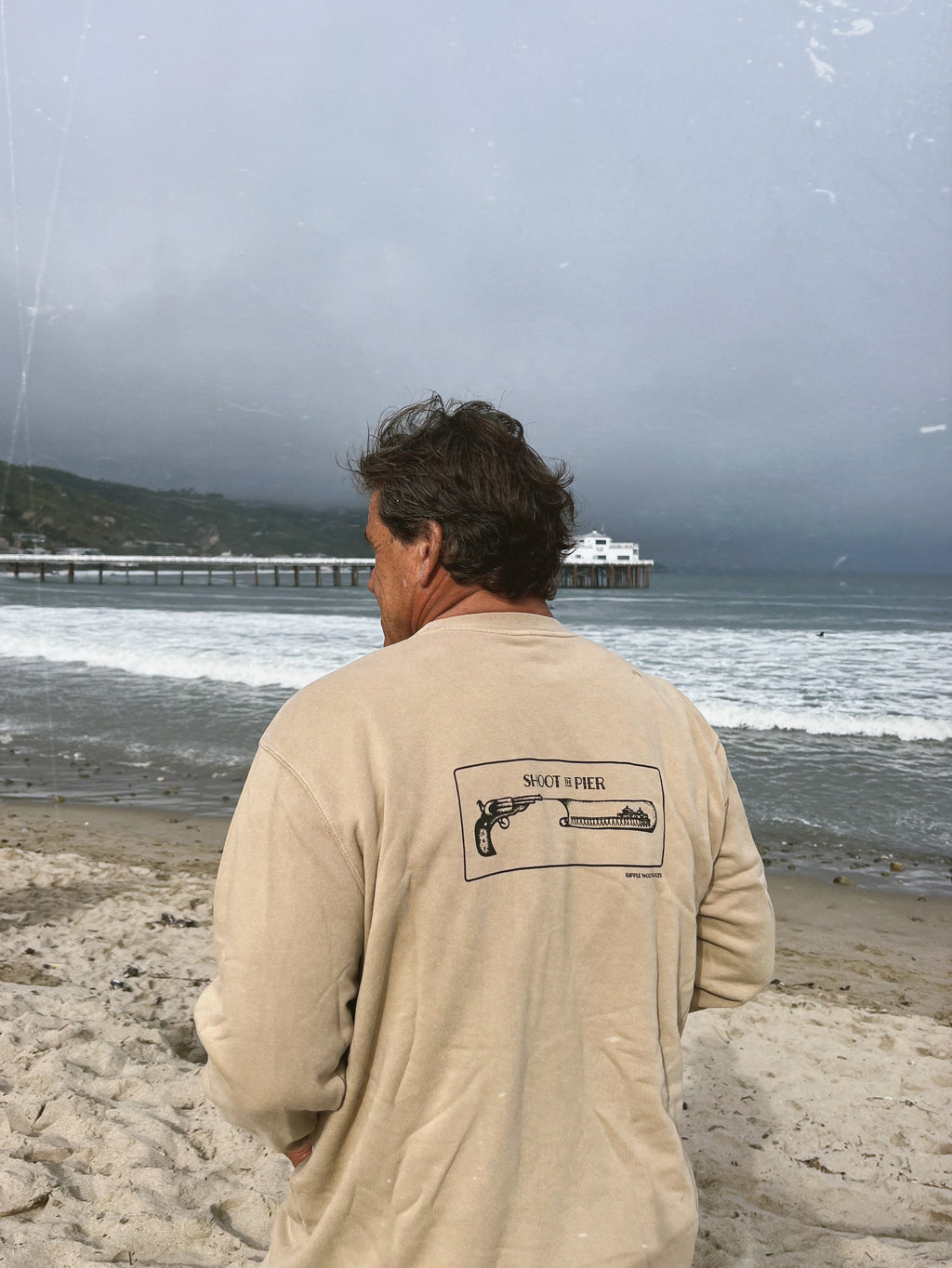 Shoot The Pier Sweatshirt - Sandstone