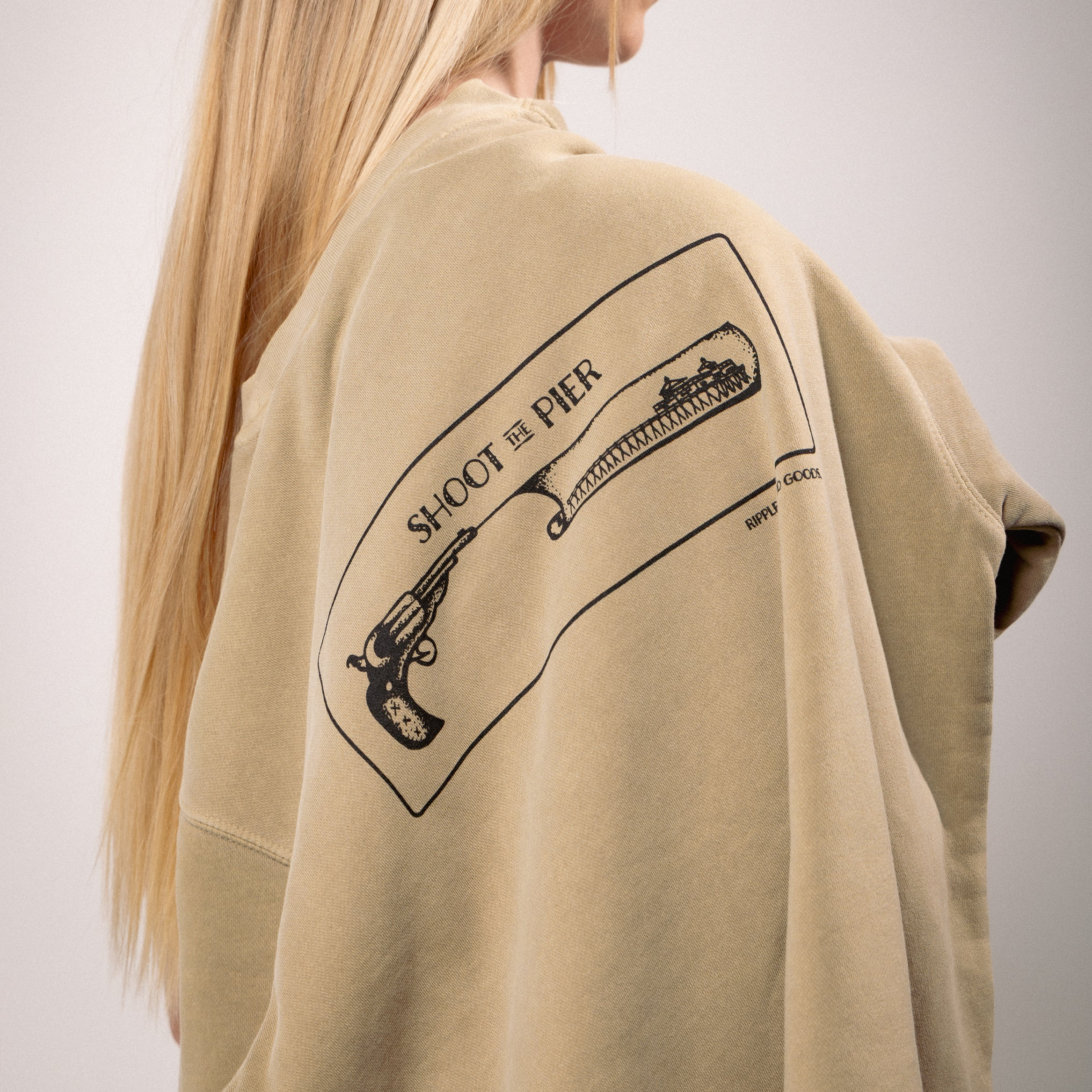 Shoot The Pier Sweatshirt - Sandstone