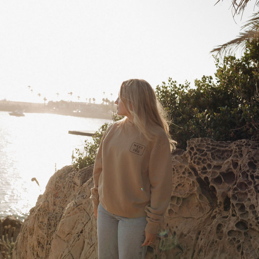 Shoot The Pier Sweatshirt - Sandstone