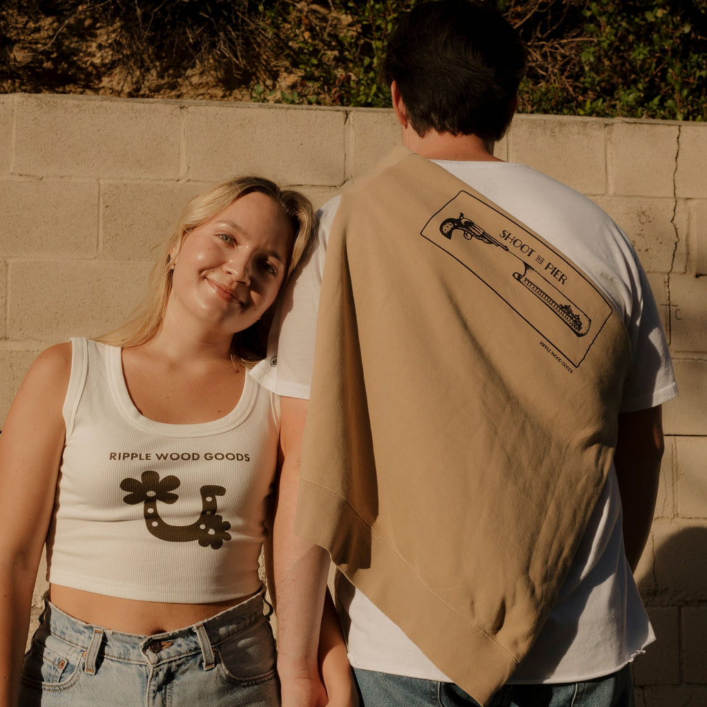 Shoot The Pier Sweatshirt - Sandstone