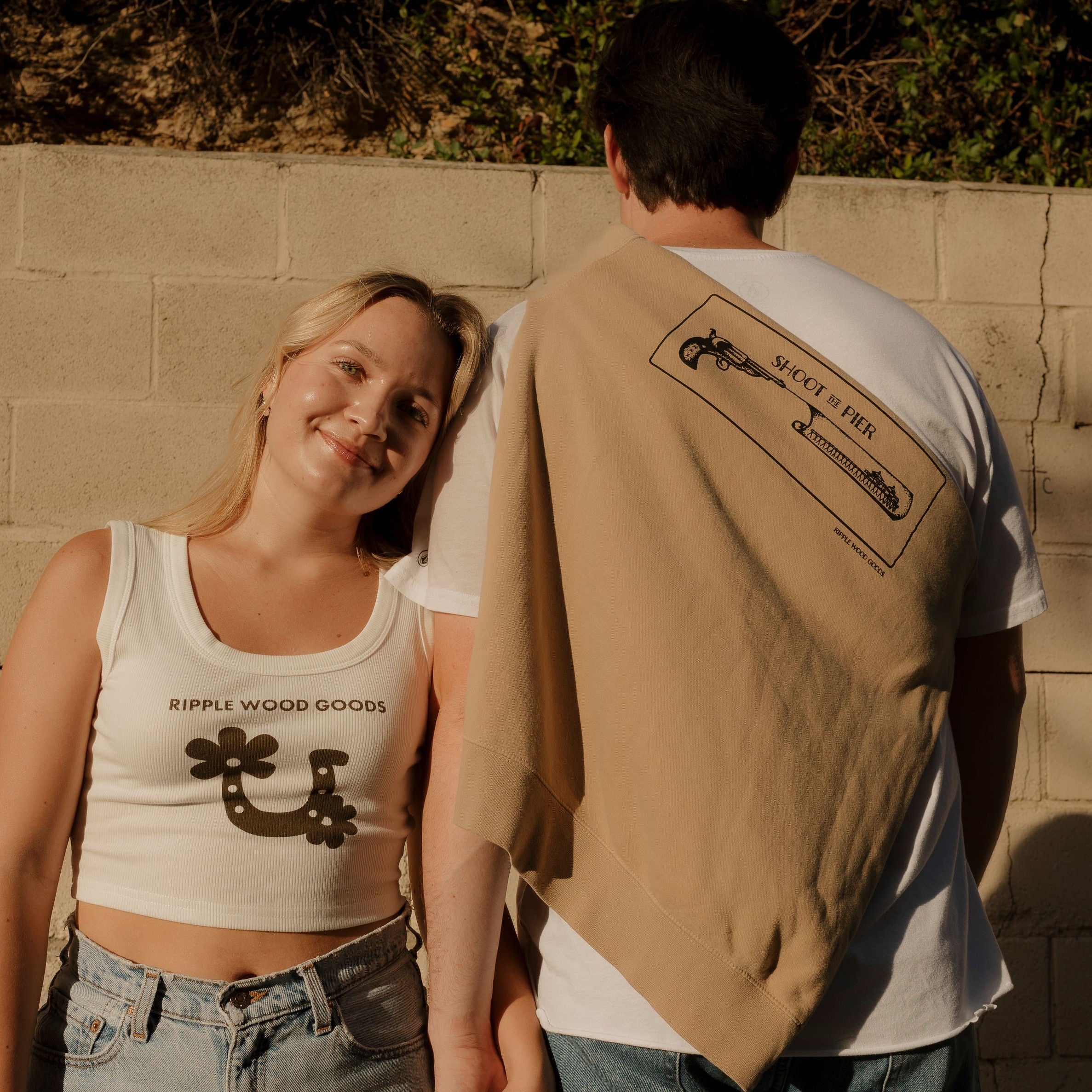 Shoot The Pier Sweatshirt - Sandstone