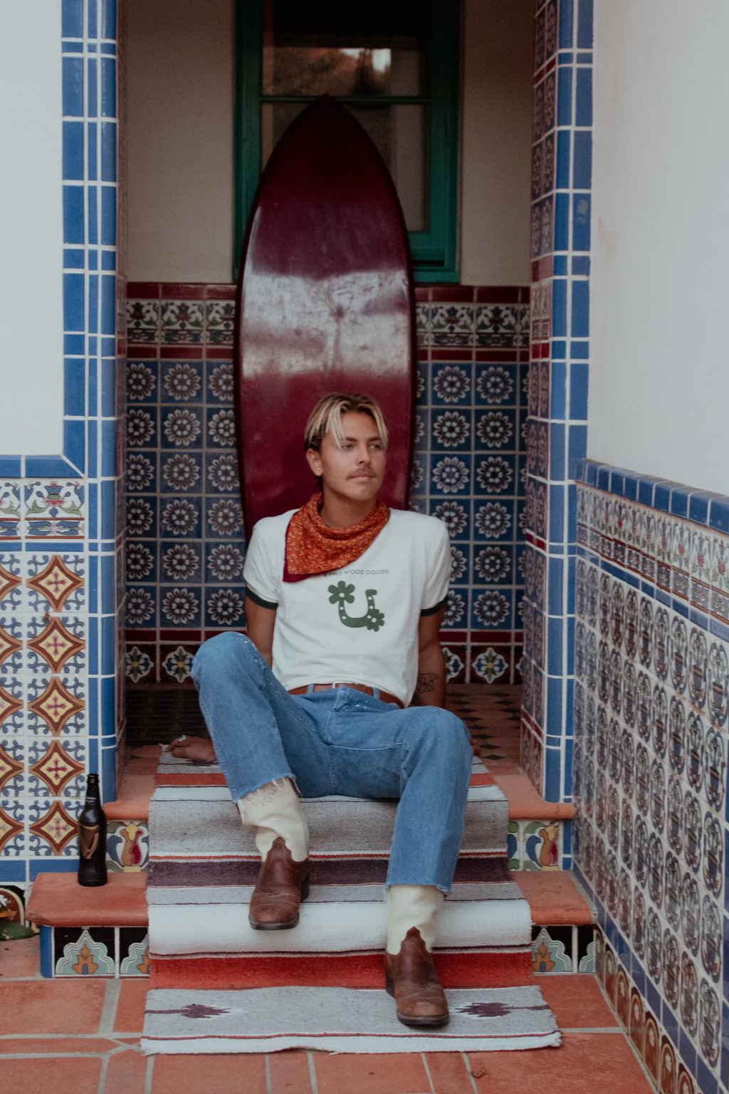 Logo Ringer Tee - Forest