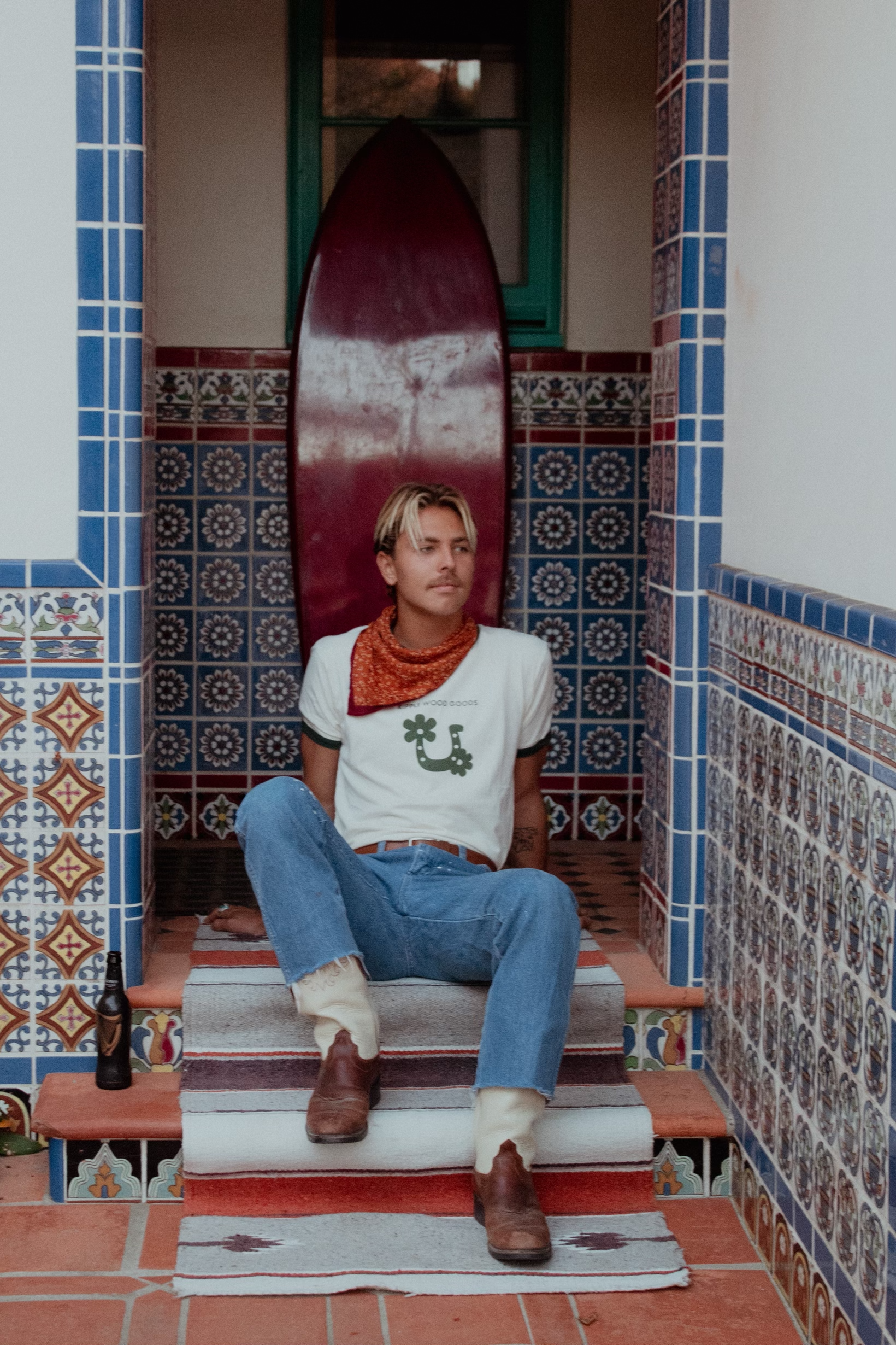 Logo Ringer Tee - Forest