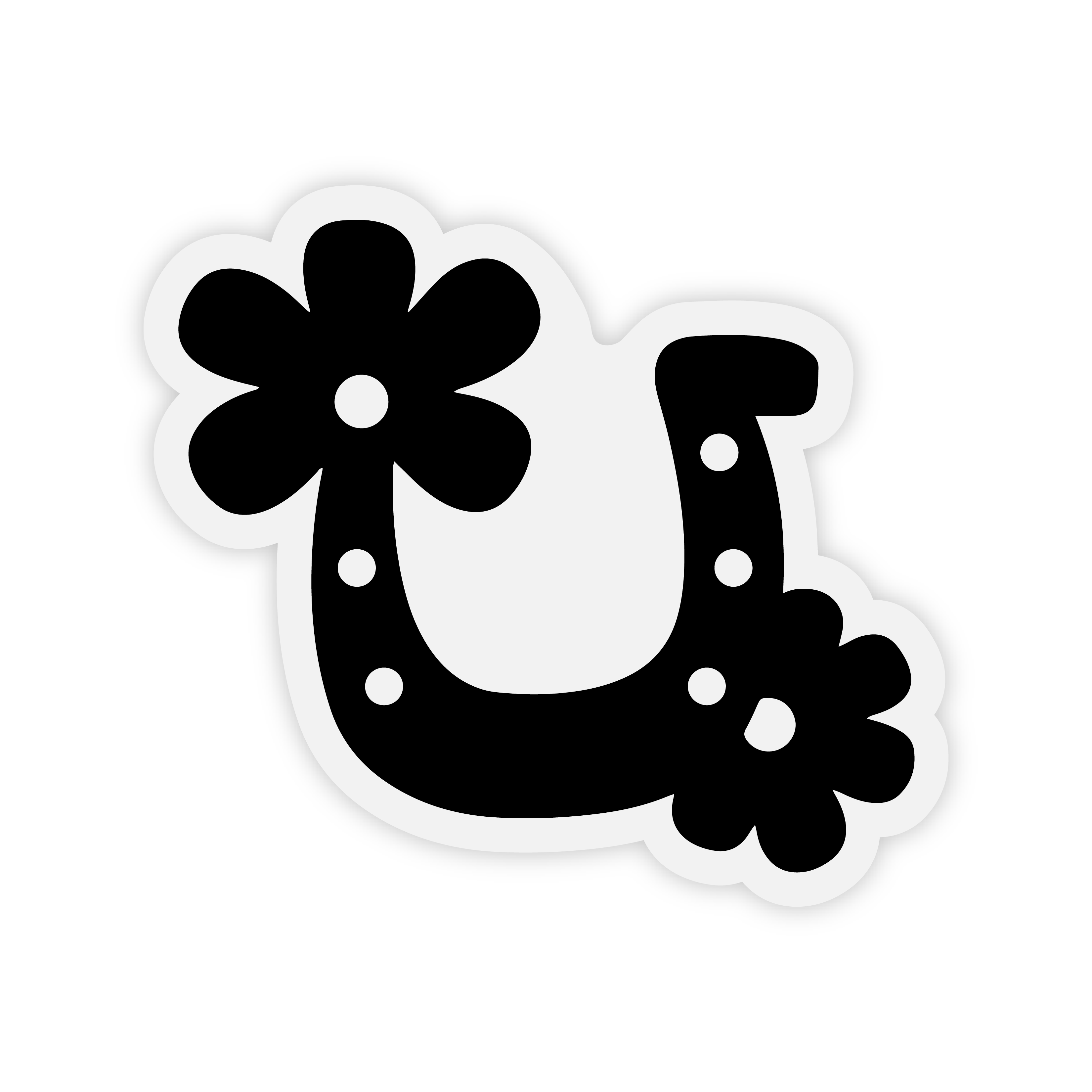 Logo Sticker - Black