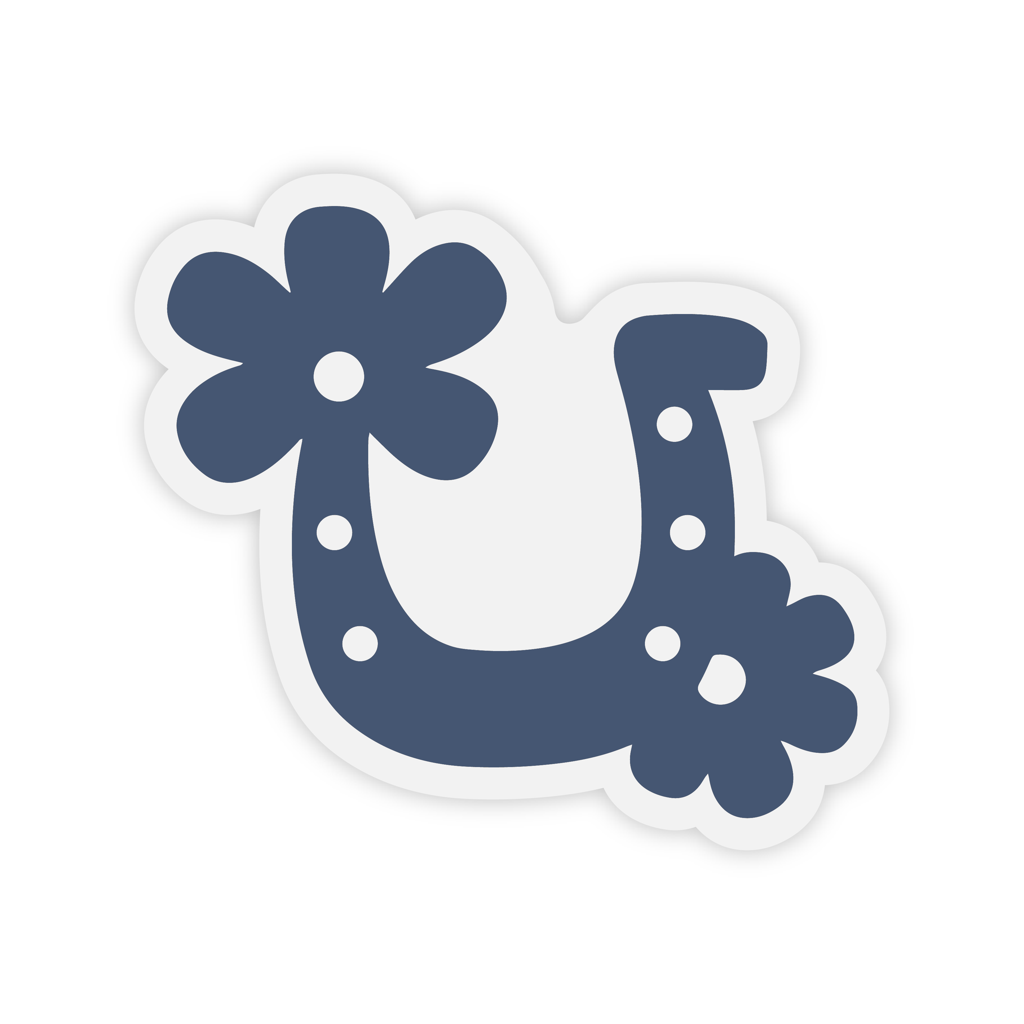 Logo Sticker - Indigo