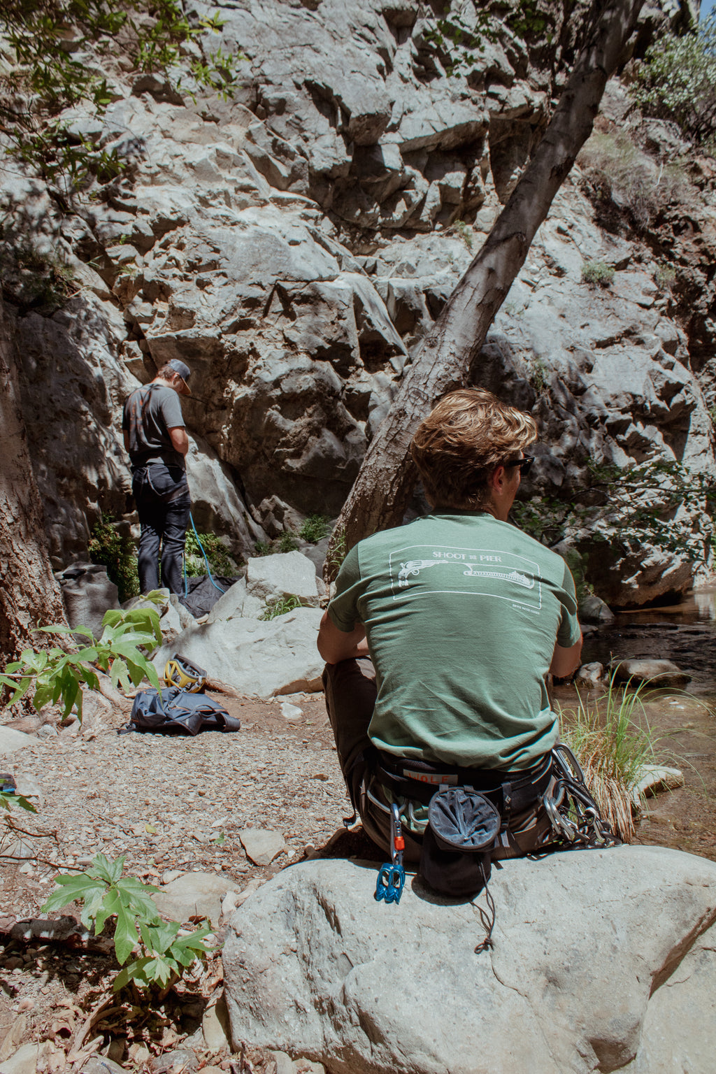 Shoot The Pier Tee - Artichoke